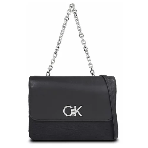 Calvin Klein Ročna torba Re-Lock Double Gusett Bag_Jcq K60K611877 Črna