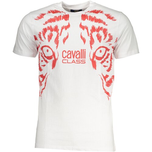 Cavalli Class MEN&#39;S SHORT SLEEVED T-SHIRT WHITE Cene