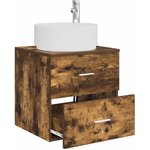  Umivaonik s policom Dimljeni hrast 49,5 x 44,5 x 65 cm Slike