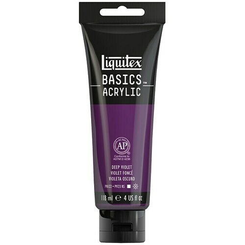 LIQUITEX Basics Akrilna boja (Ljubičasta tamna, 118 ml, Tuba) Slike