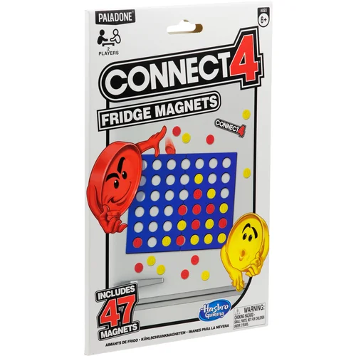 Paladone Igra Connect 4 Magnet za hladilnik, vključuje 47 magnetov za hladilnik, (21240762)