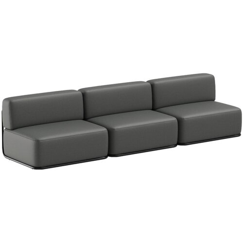 Sit Sit Temno siv vrtni modularni kavč 306 cm Straw &amp;ndash; Slike