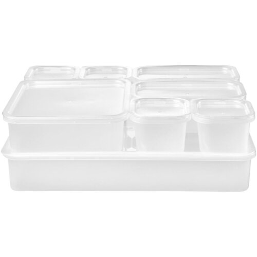 Modern Living set posod za shranjevanje fridge, 8-Delni Cene