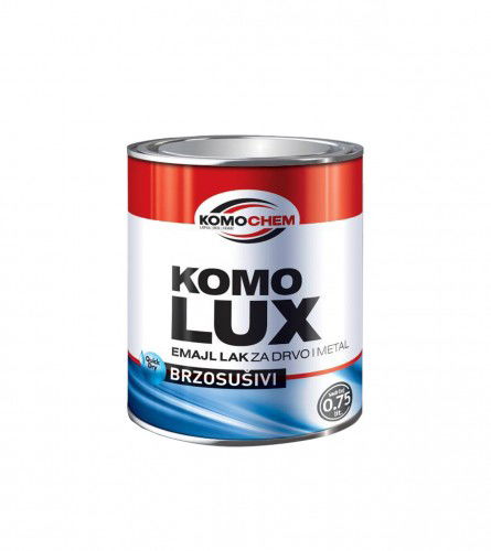 KOMOCHEM Boja emajl za drvo i metal KOMOLUX 200ml brzosu&scaron;iva plava Cijene