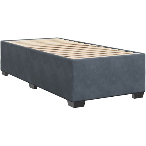 Box spring krevet s madracem tamnosivi 90x200 cm bar&amp;scaron;unasti Slike