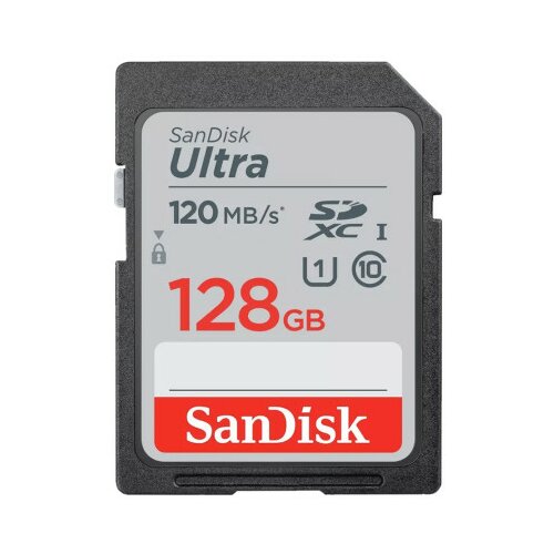 Sandisk SDHC 128GB ultra 120MB/s class 10 UHS-I Cene