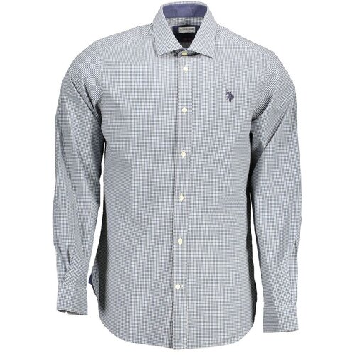 U.S. Polo Assn. US POLO SHIRT LONG SLEEVE MAN LIGHT BLUE Slike