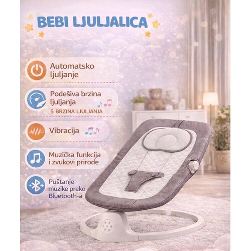  Bebi ljuljalica sa vibracijom i muzikom Slike