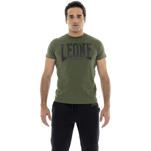 Leone 1947 Majice s kratkimi rokavi Man T-Shirt Short Sleeves Iconic Vintage Zelena Cene