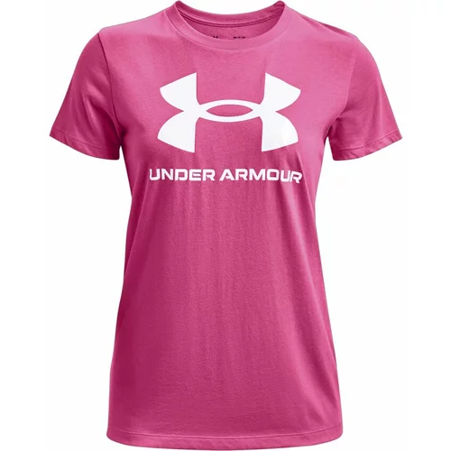 Under Armour ženska kratka majica Sportstyle Graphic Ružičasta