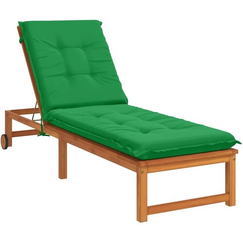  Jastučić za ležaljku GEMERT 100% poliester Zelena - Zelena 190 x 60 x 9 cm Poliester Slike