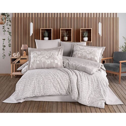 Lessentiel Maison Set poplin posteljine, Sivi Cene
