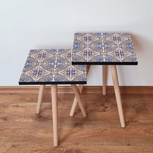 Hanah home set klub stočića 2Shp34, 2 komada, Šareni Cene