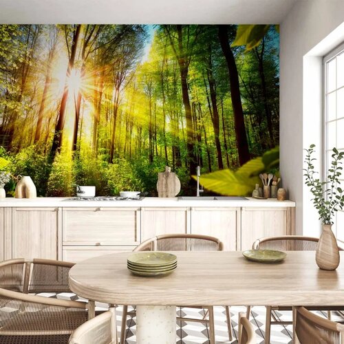  Foto tapeta - Forest Hideout 150x105 Cene