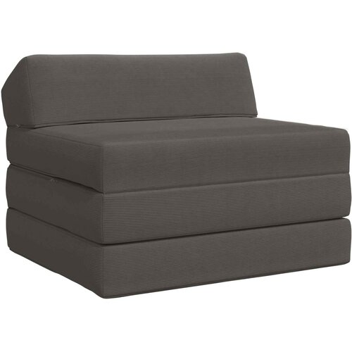 SOFA na razvlačenje Tamnosiva 200 x 70 x 10 cm Kordura tekstil Slike