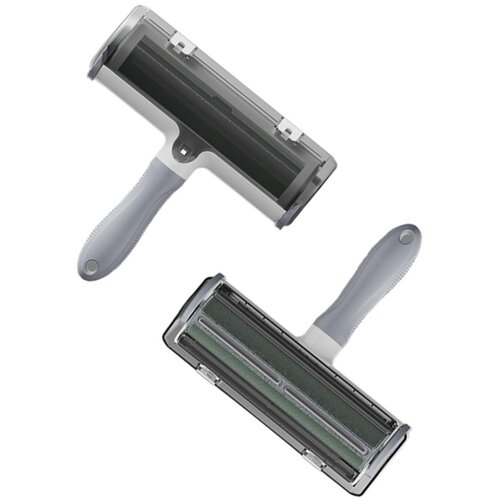 INF Reusable Static Lint Roller and Pet Hair Remover for Clothing and Furniture Gray, (5000158718) Slike