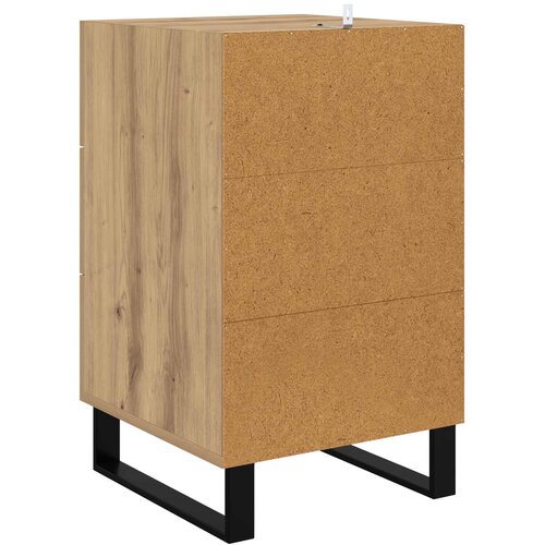  Noćni ormar Umjetnički hrast 40 x 40 x 66 cm Konstruirano drvo Slike