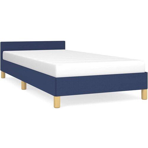Maison Chic Posteljni okvir - Enojna postelja - Postelja za odrasle z vzglavjem brez vzmetnice 100x200 cm blago, (21697491) Slike