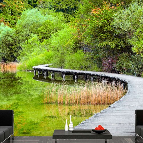  Samoljepljiva foto tapeta - Beautiful green 245x175 Cijene