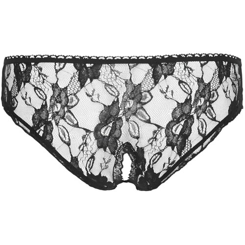 Cottelli Collection gaćice s otvorom u međunožju, crne Slike