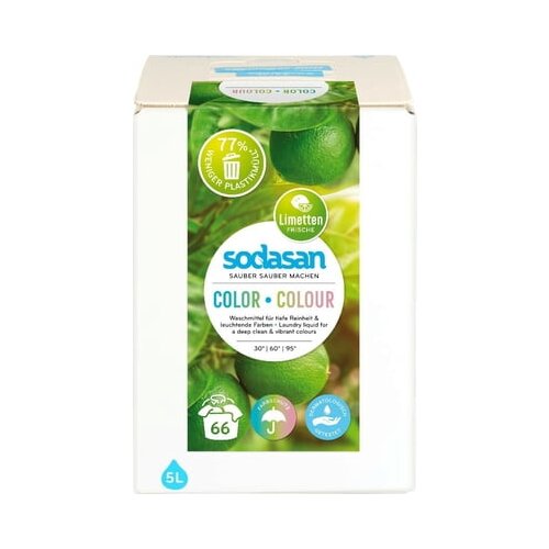 Sodasan Tekoči pralni pra&amp;scaron;ek z limeto - 5 l Slike