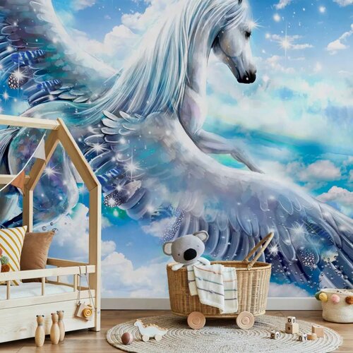  Foto tapeta - Pegasus (Blue) 490x350 Samoljepljiva Cene