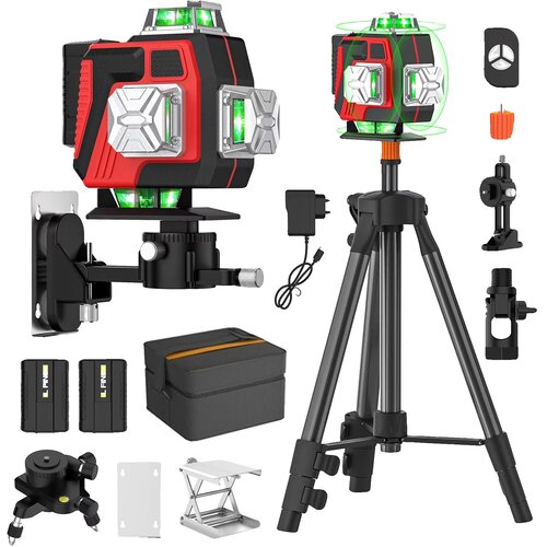 Oem Zeleni laserski nivo, 16 črt, samonivelirna tehnologija -EU, (5000236945) Cene