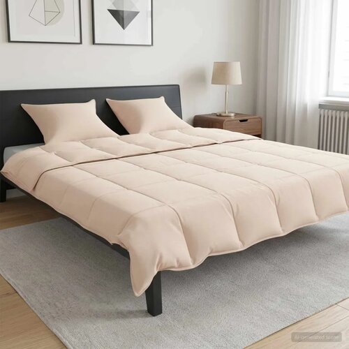 Set deka 2 kom. 200 x 200 cm Sve sezone Kapok vlakno Bež - 200 x 200 cm 80 x 80 cm Cijene