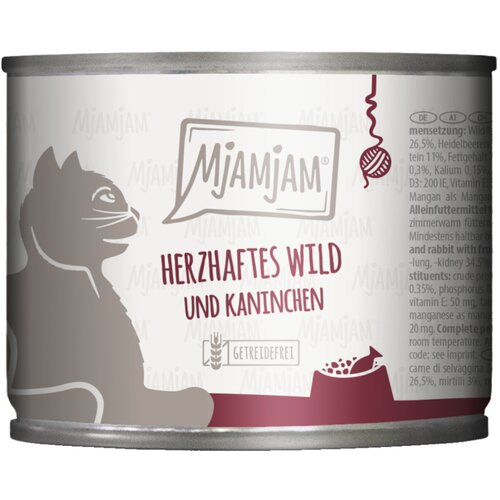 MjAMjAM 6 x 200 g - Krepka divljač i kunić s borovnicama Cijene