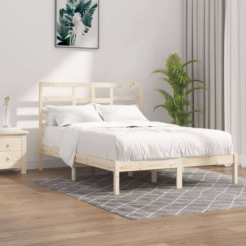  Posteljni okvir iz trdnega lesa 120x200 cm, (20645441) Slike