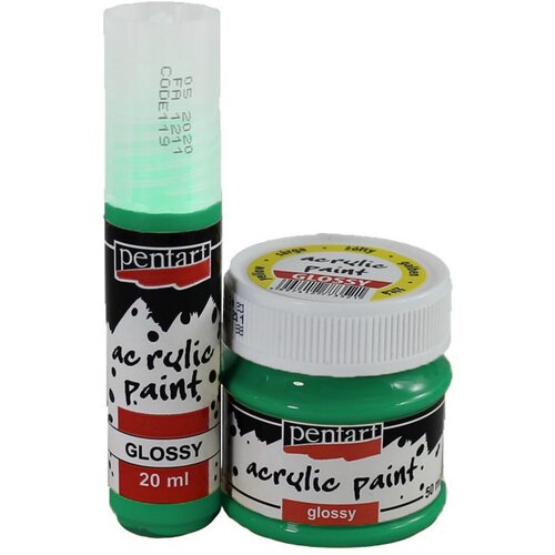 Akrilna boja sjajna 20ml | green Slike