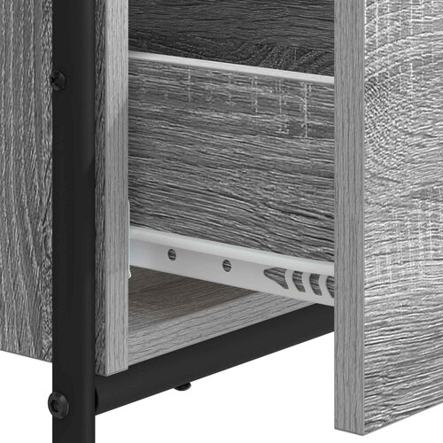  Stol s pohranom Siva Sonoma 145 x 50 x 75 cm Slike
