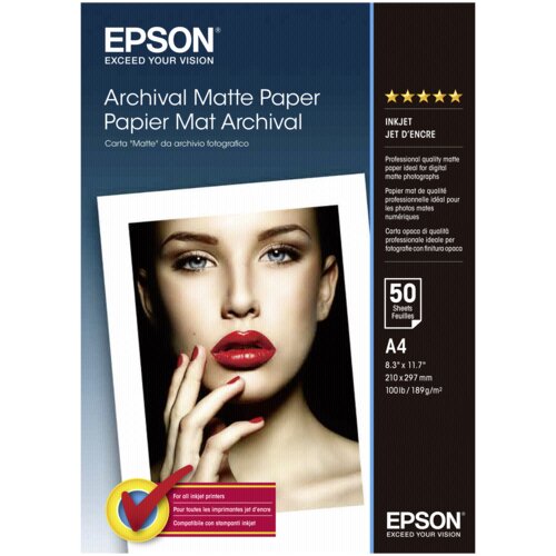 Epson Archival Matte Paper A 4, 50 Sheet, 189 g S 041342 Cijene