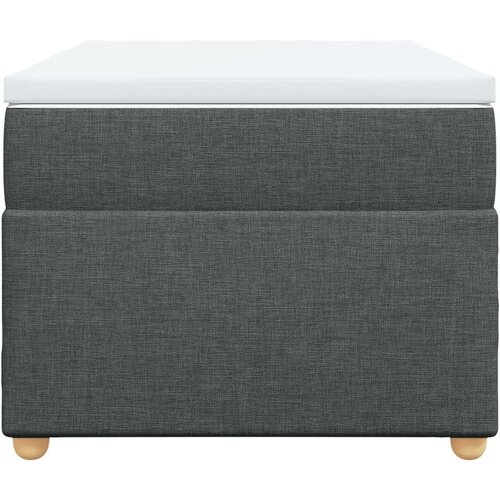 VidaXL Krevet s oprugama i madracem tamnosivi 90 x 190 cm od tkanine Slike
