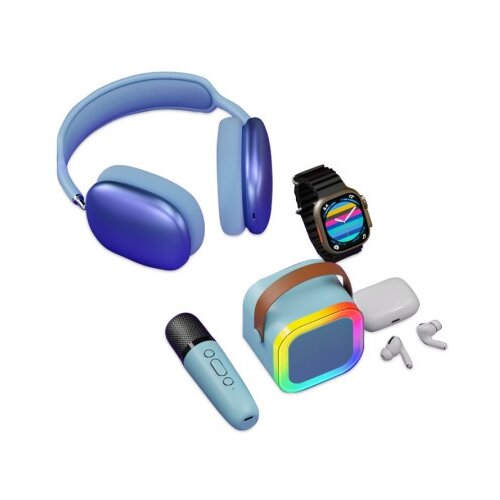  Karler bass k16-combo set (smart watch, zvucnik, slusalice bluetooth) plavi ( IT1211 ) Slike
