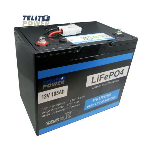 Telit Power 12V 105Ah TPB-LFP12105 LiFePO4 akumulator sa bluetooth konekcijom ( P-2787 ) Cene