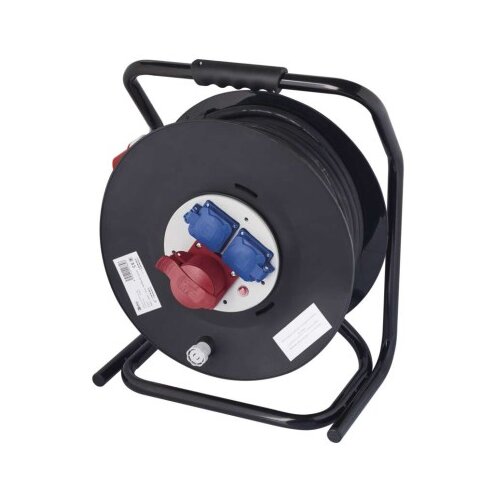  Zunanji kolutni podaljšek 33 m / 3 vtičnice / črni / guma / 230V/400V / 2,5 mm2 Cene