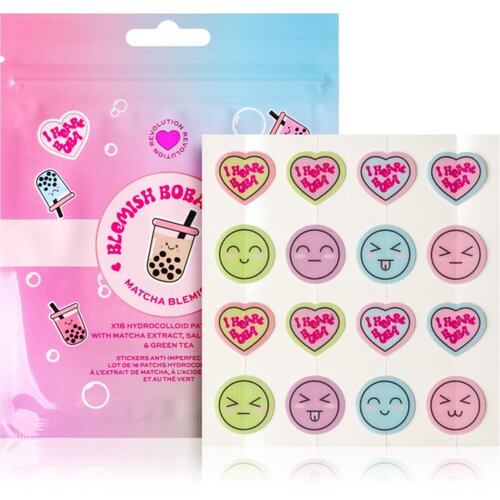Revolution negovalne nalepke za obraz - Bubble Tea Salicylic Blemish Boba Patches Slike