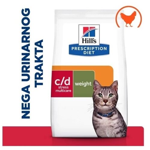 Hills Prescription Diet hill's prescription diet hrana za mačke c/d urinary stress+m Slike