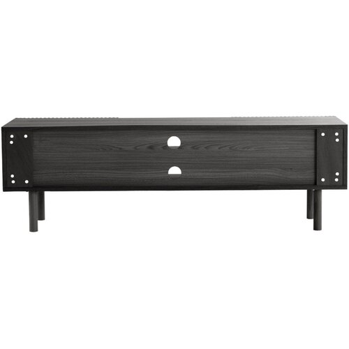 Jotex Črna TV omarica v jesenovem dekorju 160x50x43 cm Sion &amp;ndash; Slike
