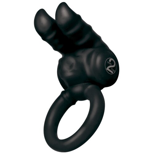 You2Toys - Taurus - vibrirajući prsten za penis s dvostrukim motorom (crni) Slike