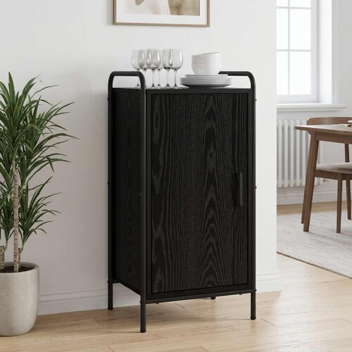  Kreveta Crni hrast 97 x 33 x 81 cm Konstruirano drvo Slike