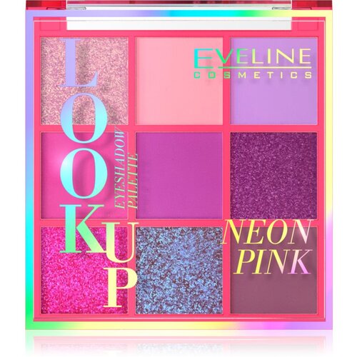 Eveline Cosmetics Look Up Neon Pink paleta senčil za oči 10,8 g Cene