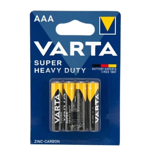 Varta LR3 Superlife AAA cink-ugljenične baterije, 4 komada Slike