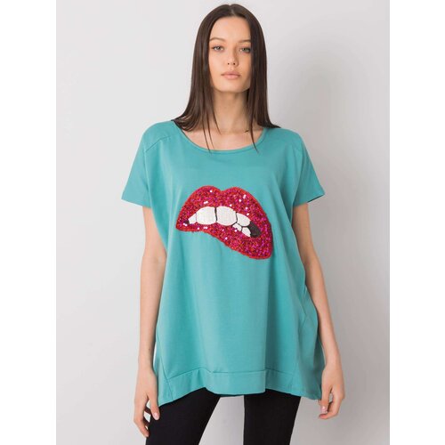 FANCY Blouse-FA-BZ-7101.27P-turquoise Cene