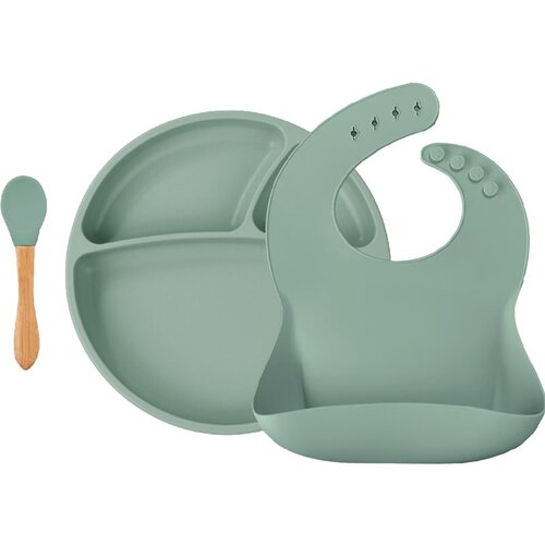 Minikoioi BLW II River Green jedilni set Slike