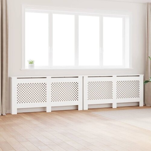  Pokrovi za radijator 2 kom bijeli 172 x 19 x 81,5 cm MDF Cijene