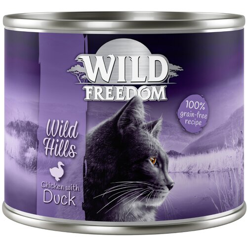 Wild Freedom Ekonomično pakiranje: Adult 12 x 200 g - Wild Hills - pačetina i piletina Cijene