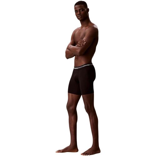 Calvin Klein Jeans Boksarice BOXER BRIEF LONG 3PK LV00NB4538 Črna Cene