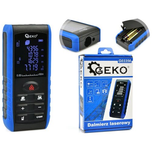 Geko 60m LCD HD digitalni laserski merilnik razdalje G03356 Cene